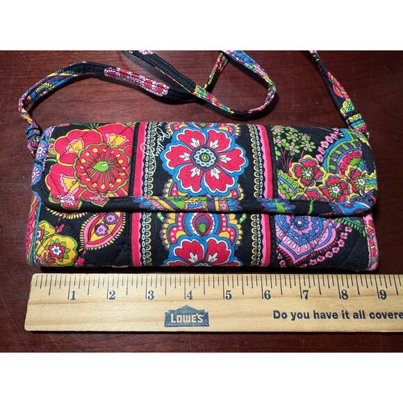Vera Bradley Knot Just a Clutch in Symphony in Hue Purse Wallet Crossbody - Picture 3 of 6